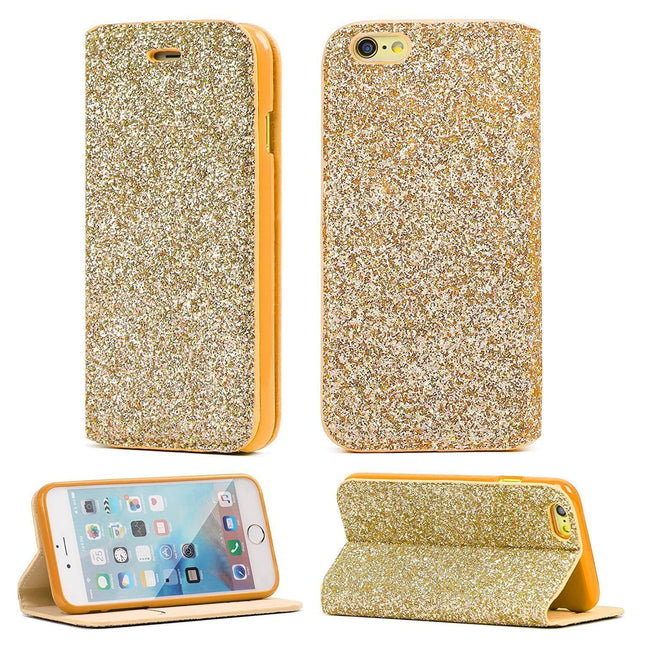 Etui Slim Glitter Gorilla Tech Or Pour Samsung Galaxy J6