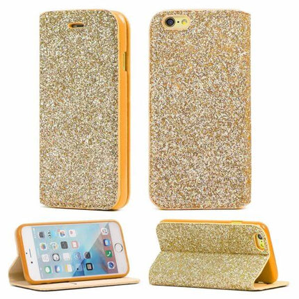 Etui Slim Glitter Gorilla Tech Or Pour Apple iPhone 6/6S Plus