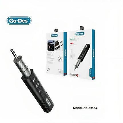 Récepteur Bluetooth Audio Go-Des (Jack 3.5mm) - Kit Main Libre & Musique