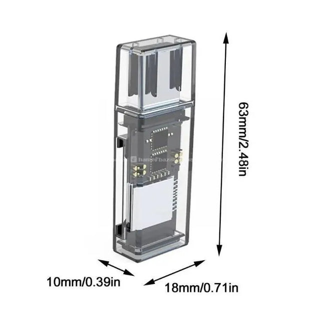 Go Des GD DK002 Type C SD TF MicroSD Card Reader
