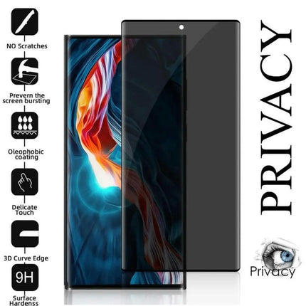 Privacy Full Glue Glass Film For Galaxy S24 Ultra