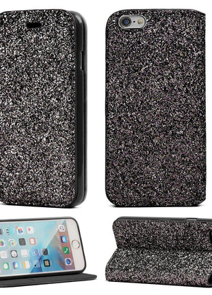 Etui Slim Glitter Gorilla Tech Noir Pour Samsung Galaxy A3 (2017)