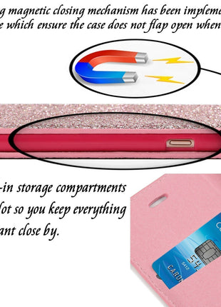 Etui Slim Glitter Gorilla Tech Rose Pour Samsung Galaxy A5 (2017)