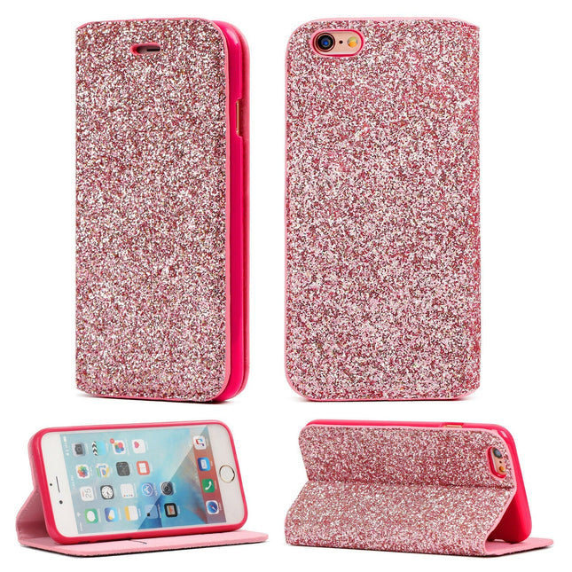 Etui Slim Glitter Gorilla Tech Rose Pour Apple iPhone 6/6S