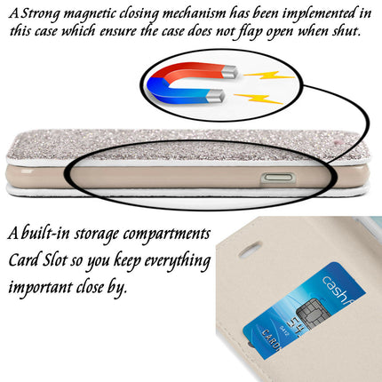 Etui Slim Glitter Gorilla Tech Argent  Pour Apple iPhone XS Max