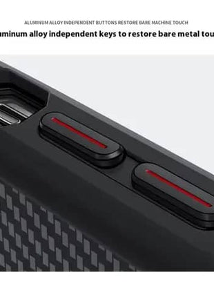 Coque En Gel Gorilla Tech Carbon Magnétique a Anneau Noir Pour iPhone 15 Pro Max