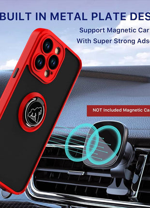 Coque Gorilla Tech  Shadow Ring Rouge Pour Apple iPhone 13 Pro