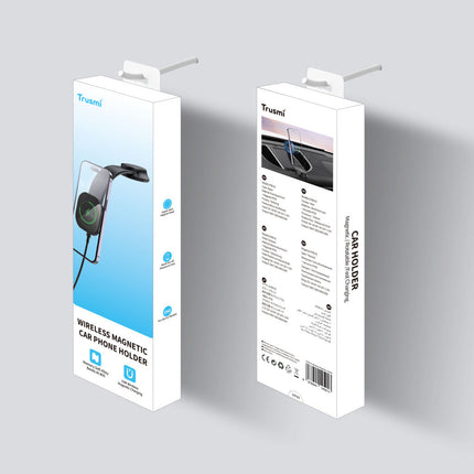 Chargeur voiture sans fil 15W – fente CD (détail)