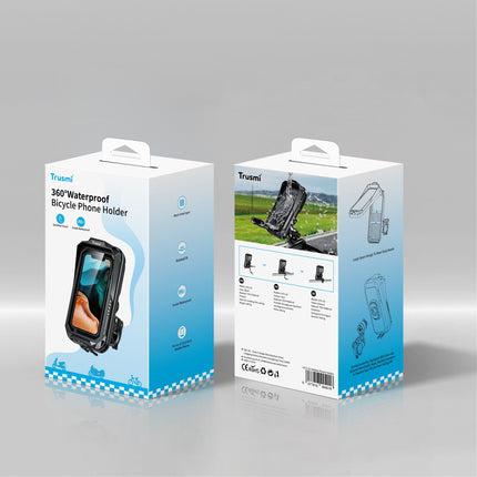 TRUSMI LP21-02 Motorcycle/Bicycle Waterproof Phone Holder Noir