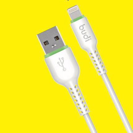 Câble budi USB-A vers Lightning (2m) - Blanc - M8J158L06