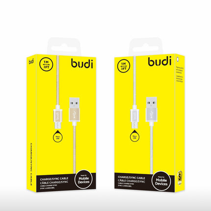 Câble budi USB-A vers Micro-USB (1m) - Argent - M8J172M-SLV