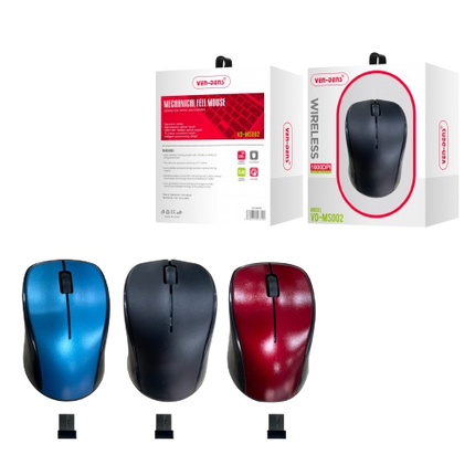 Souris Sans Fil Avec Récepteur Nano USB de Couleur Noir