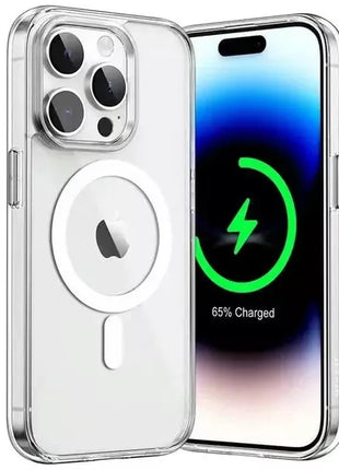 Coque Magsafe Transparent Support de recharge sans fil pour Apple iPhone 13 Pro