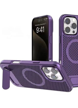 Etui Gorilla Tech Mesh Stand Violet Pour Samsung Galaxy S24 Ultra