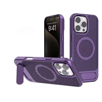 Etui Gorilla Tech Mesh Stand Violet Pour Samsung Galaxy S25 Ultra