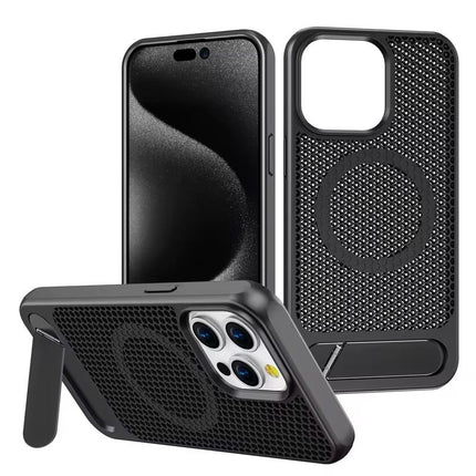 Etui Gorilla Tech Mesh Stand Noir Pour Samsung Galaxy S25 Ultra