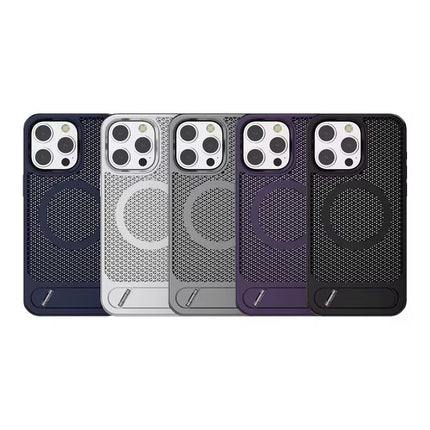 Etui Gorilla Tech Mesh Stand Noir Pour Samsung Galaxy S25 Ultra