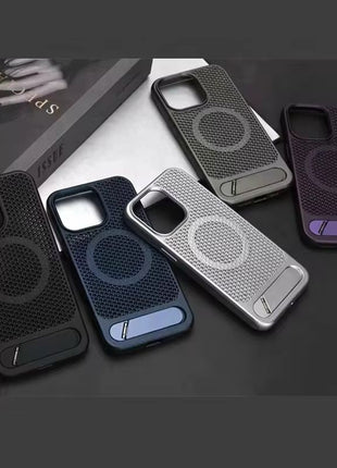 Etui Gorilla Tech Mesh Stand Bleu Pour Samsung Galaxy S24 Ultra