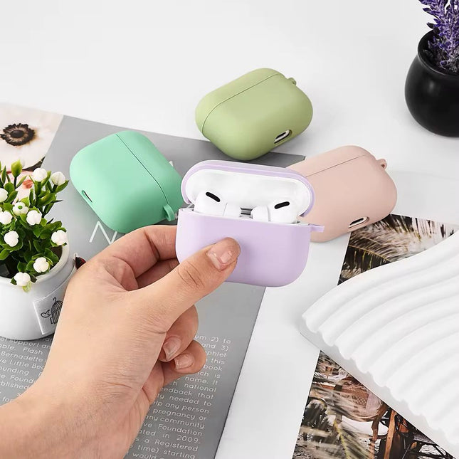 Étui En Silicone Noir Pour Airpods 4