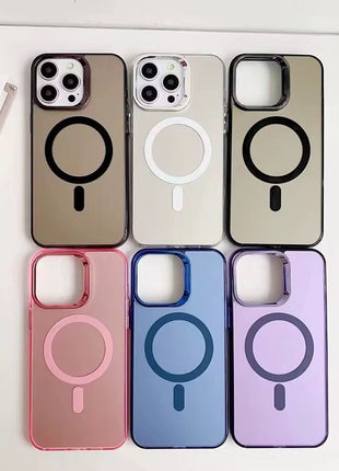 Coque Magnétique Bleu Nouveau Design Pour Apple iPhone 16