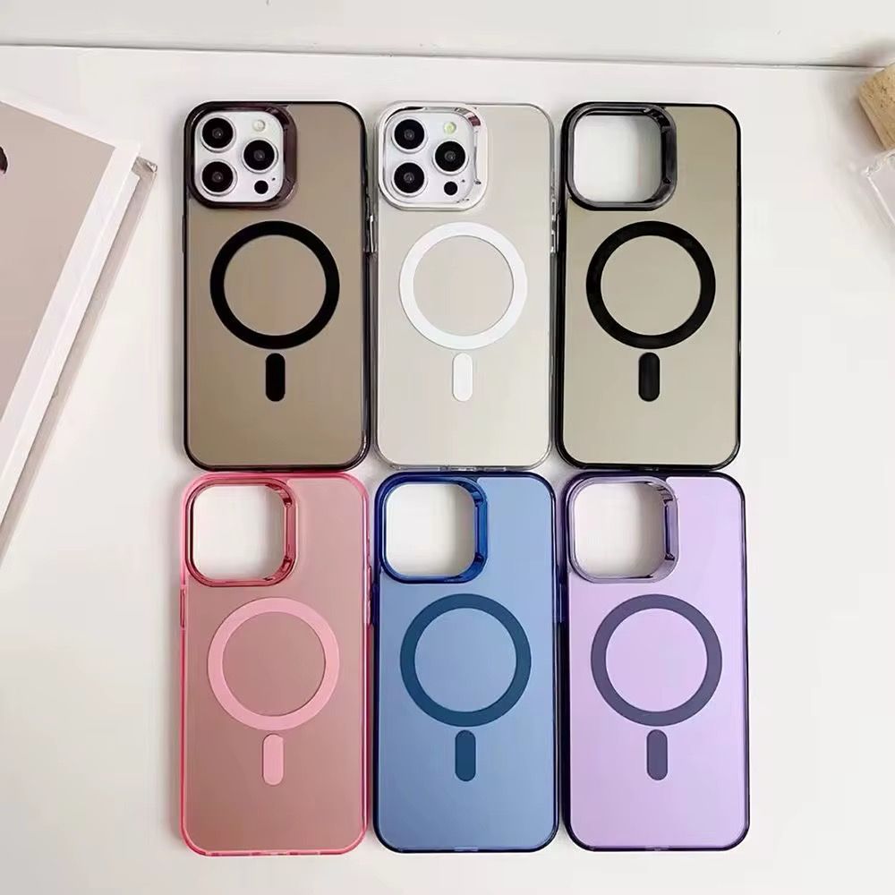 Coque Magnétique Bleu Nouveau Design Pour Apple iPhone 16 Pro Max