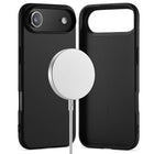Coque De Charge Magnétique Sans Fil Magsafe En Silicone Noir Souple Pour iPhone 17 Air