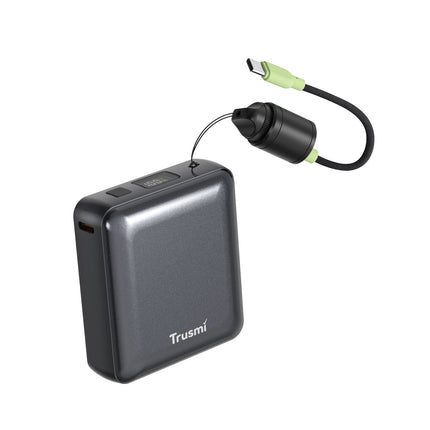 TRUSMI PB06 01 Écran Digital Batterie Externe 10000mAh avec Cable Type C vers Type C - PD22.5W