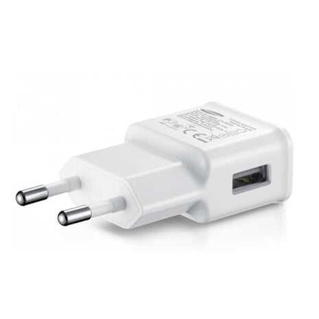 Pack de 10 Adaptateur Secteur 2A Blanc pour Samsung