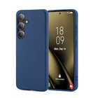 Coque De Charge Magnétique Sans Fil Magsafe En Silicone Souple Navy Pour Samsung Galaxy S25 Ultra