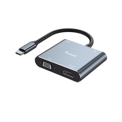 Adaptateur DS01-03 Type-C to HDMi+VGA Converter+USB3.0+PD100W