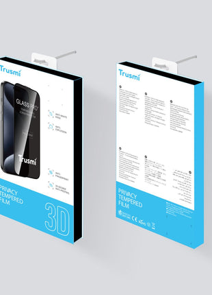 Film En Verre  Trempé 3D Pour iPhone 14 Pro Max – Anti-Espionnage, Couverture Totale Et Résistant Aux Rayures