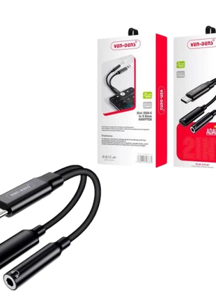Adaptateur Et Chargeur De Casque USB C Vers 3,5 mm