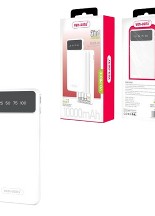 Power Bank - Batterie Externe 3 in1 10000 mAh