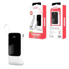 Power Bank 20000mAh 3A Output Avec 3 Types de Câbles De Chargement