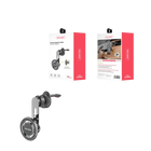 Support Auto/Voiture Magnétique En Neodyne Rotatif De Couleur Noir