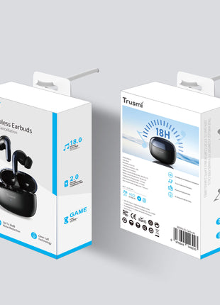 Écouteurs intra-auriculaires Bluetooth sans fil TRUSMI WS09-01 ANC+ENC