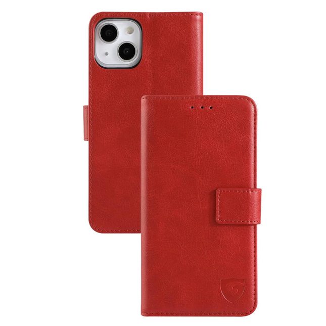 Étui portefeuille classique rouge pour Samsung Galaxy A05S