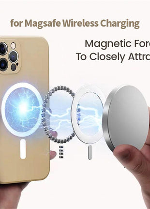 Coque De Charge Magnétique Sans Fil Magsafe En Silicone Souple Noir Pour iPhone 15 Pro Max