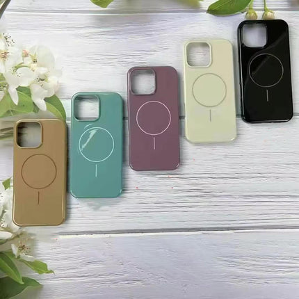 Coque De Charge Magnétique Sans Fil Magsafe Soft  Pour Samsung Galaxy S25 Ultra De Couleur Blanc