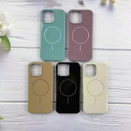 Coque De Charge Magnétique Sans Fil Magsafe Soft  Pour Samsung Galaxy S25 Ultra De Couleur Blanc
