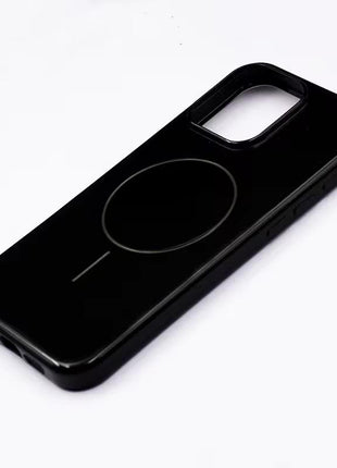 Coque De Charge Magnétique Sans Fil Magsafe Soft  Pour iPhone 16  Pro De Couleur Noir
