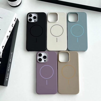 Coque De Charge Magnétique Sans Fil Magsafe Soft  Pour Samsung Galaxy S25 Ultra De Couleur Blanc