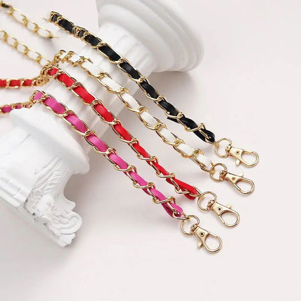 Bandoulière Lanière De Téléphone à Perle Tour De Cou Long 120 cm, Sangle Initiée De Couleur Rouge