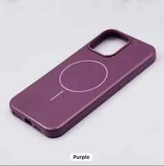 Coque De Charge Magnétique Sans Fil Magsafe Soft  Pour Samsung Galaxy S25 Ultra De Couleur Violet