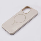 Coque De Charge Magnétique Sans Fil Magsafe Soft  Pour Samsung Galaxy S25 Ultra De Couleur Blanc