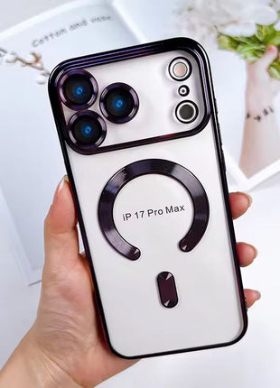Coque En Gel Magnetique Gorilla Tech Qualité Premium Effet  Chromé Violet Pour Apple iPhone 17 Pro Max
