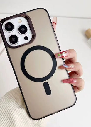 Coque Magnétique Noir Nouveau Design Pour Apple iPhone 16 Pro Max