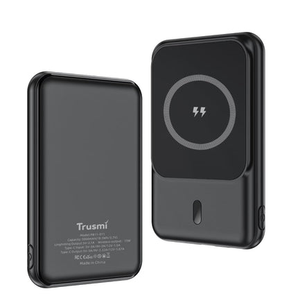 Digital Power Bank Blanc Sans Fil Magnetic TRUSMI 5000 mAh PB08-012 PD20W