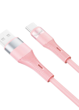 Câble En Silicone Rose CA34-061 USB A vers Type C