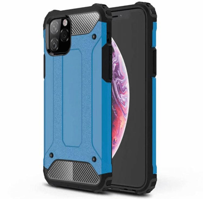 Coque Armor Carbon  Bleu Foncé Pour Huawei P40 Lite